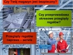 Wyposażenie magazynów, regały wysokiego składowania, ochrona regałów - Constructor